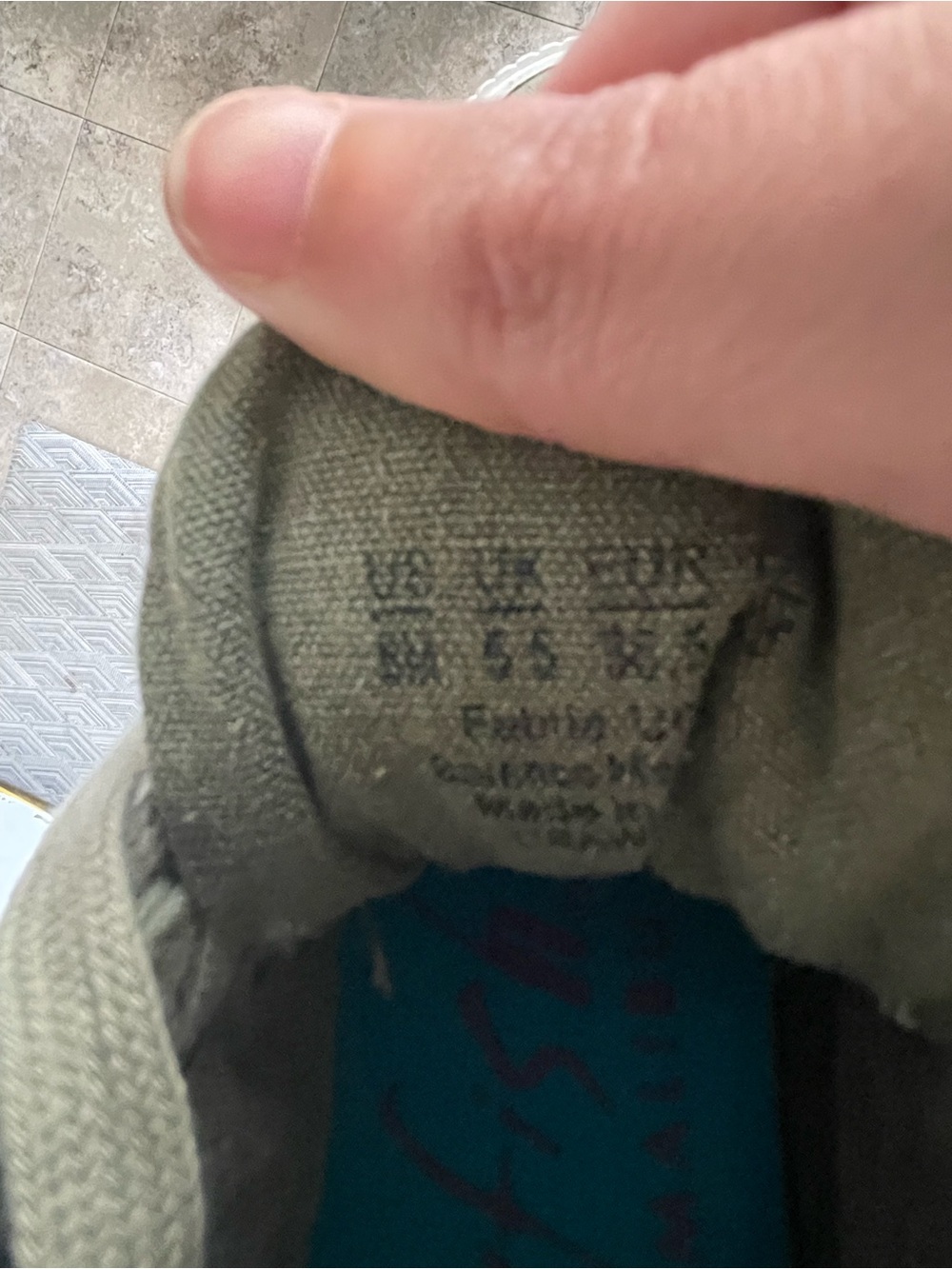 Blowfish Malibu Olive Green Canvas High-Top Sneakers - Picture 7 of 11